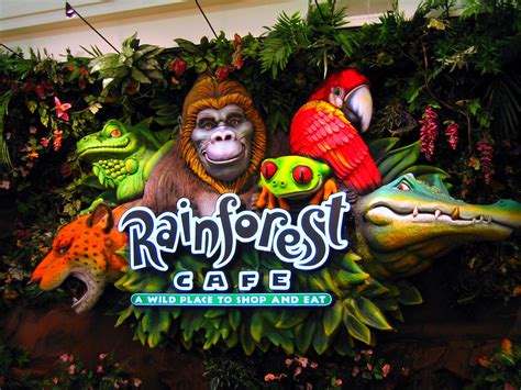 Rainforest Sign Rainforest Cafe At The Mall Of America Kevin T