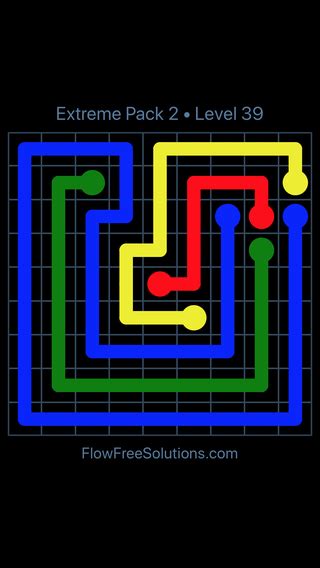 Flow Free Extreme Pack 2 Level 9 Puzzle Solution And Answer Flow Free