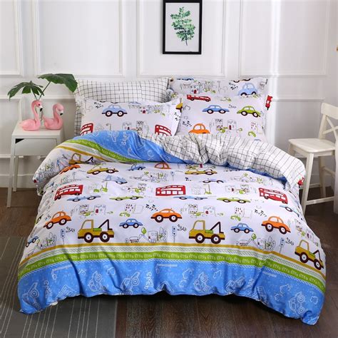 Find a selection of kids bedding sets for boys and kids bedding sets for girls at macy's. Kids Boys Bedding Set Cars Vehicles Duvet Cover Soft Kids ...