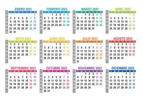 Calendario 2023 Con Numero De Semanas Para Imprimir Imagesee