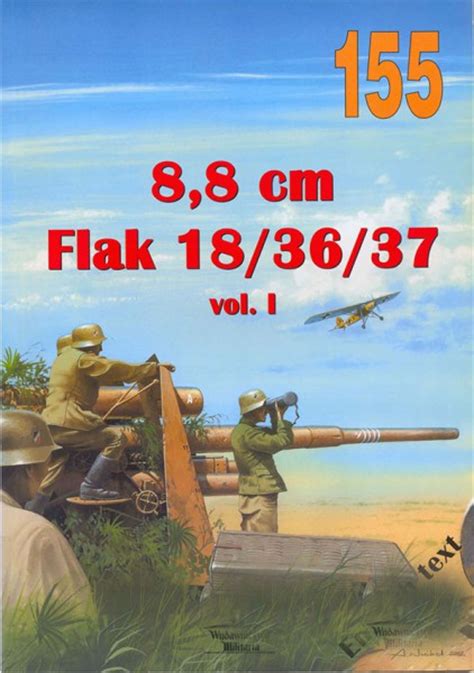 88mm Flak 183637 Wydawnictwo Militaria 155 Livre English