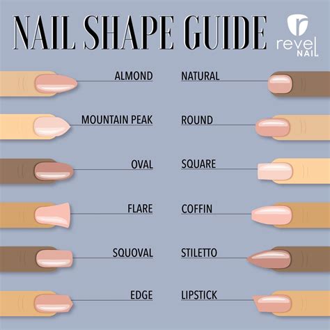 choose a perfect nail shape with revel nail at home diy nail dipping system purple acrylic