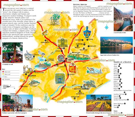 Jaipur Map Jaipur In Rajasthan Metro Region Area In India