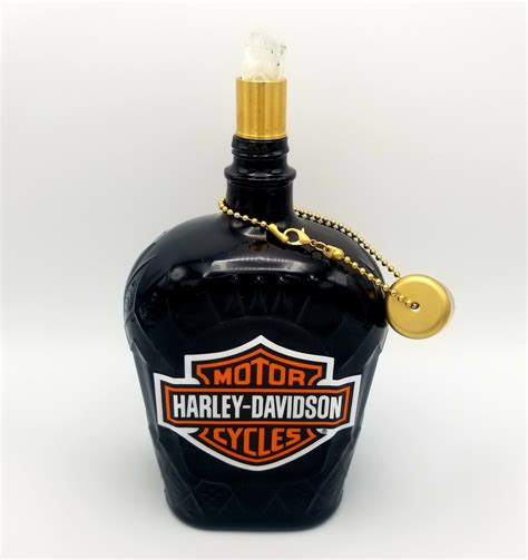 Harley Davidson Tiki Torch Liquor Bottle Etsy