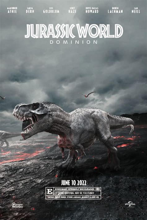 Jurassic Park Dominion Hollywood Dinosaur Movie Poster Canvas Prints By Movie Posters Buy