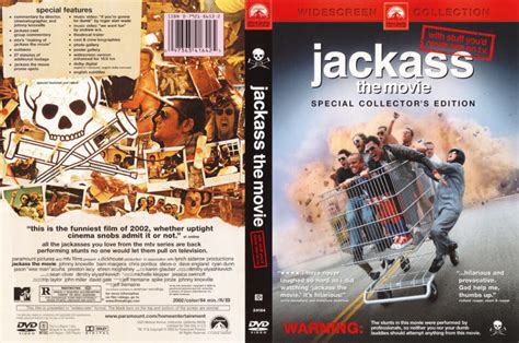 Jackass The Movie 2002 Ws R1 Movie Dvd Cd Label Dvd Cover