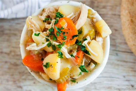 Add 1 1/2 pounds boneless, skinless chicken thighs, arranging them in an even layer. Instant Pot Chicken Stew Recipe - Ready in under 30 minutes!