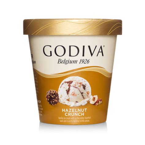 Godiva Hazelnut Crunch Ice Cream