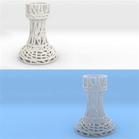 Rook Chess Piece 3d Model 3d Printable Cgtrader