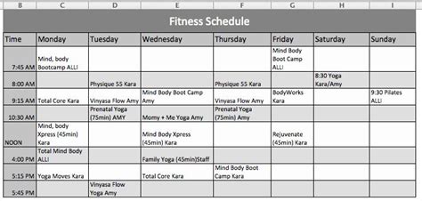 The five components of fitness serve as a blueprint for an exercise routine that delivers maximum health benefits. Personal Fitness Plan Template New Fitness Schedule ...