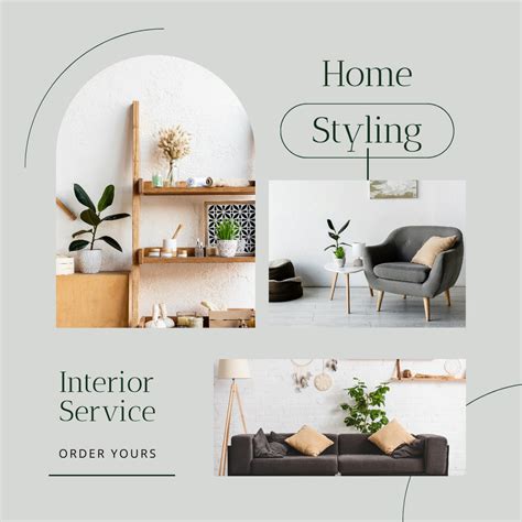 Interior Design Service For Home Styling Online Instagram Ad Template