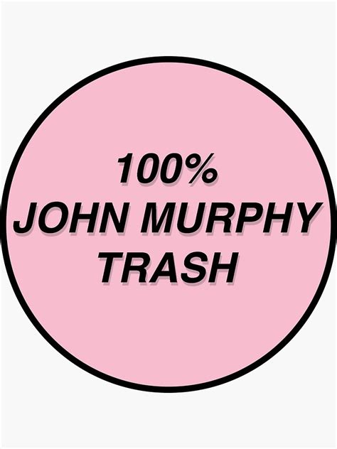 John Murphy Sticker By Youwerered John Murphy Murphy The 100 Murphy