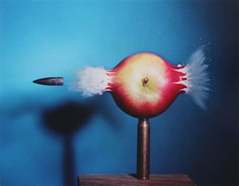 Dr Harold Edgerton Bullet Through Apple 1964 Michael Hoppen Gallery