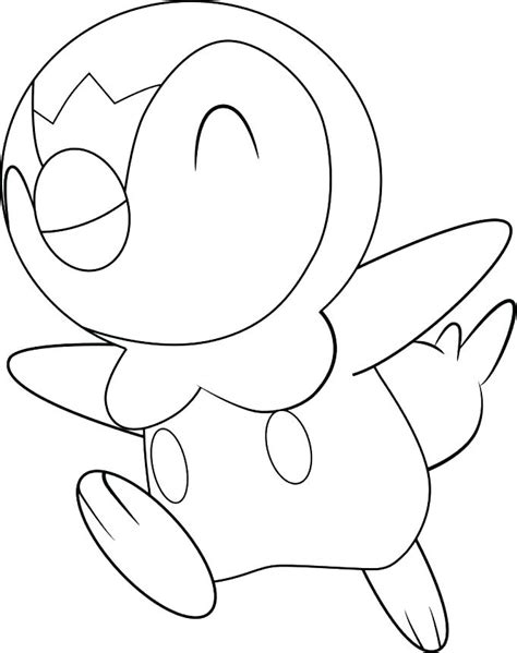 Piplup Coloring Page At Free Printable Colorings