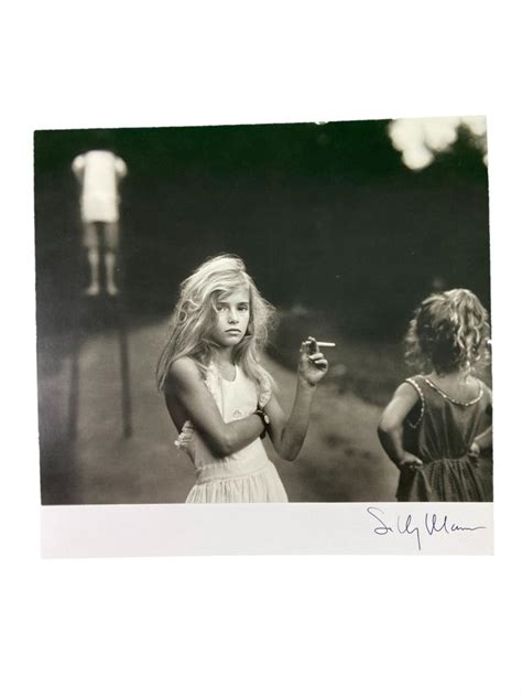 Sold Price Sally Mann Candy Cigarette Hand Signed Photo Litho