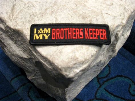Masonic Biker Patch I Am My Brothers Keeper Freemason Freemasonry