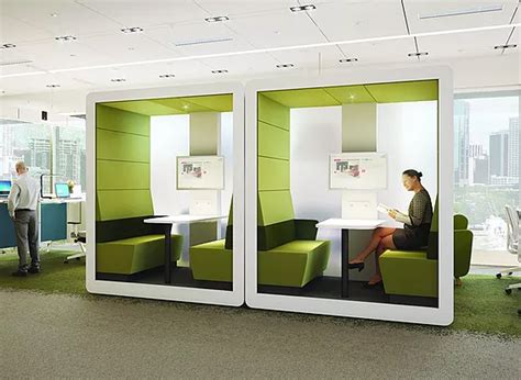 Hush Phone Booth Front Office Pods Corporate Office Furniture