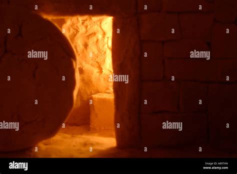 Jesus Empty Tomb Resurrection High Resolution Stock Photography And