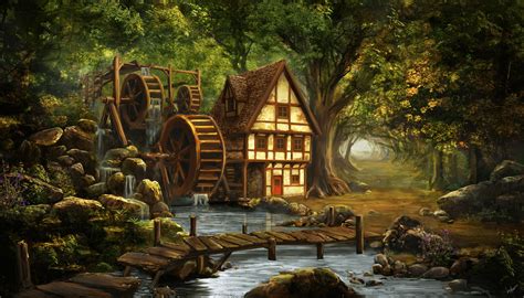 Rocky Mountain Watermill Wallpapers Wallpaper Cave