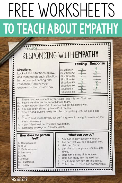These Print And Go Empathy Worksheets Are Perfect For Helping Students