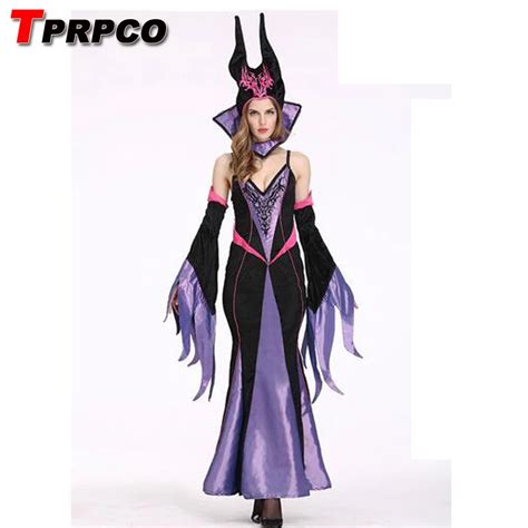 Tprpco Maleficent Horn Costume Adult For Women Sexy Costumes Maleficent Angelina Jolie Cosplay
