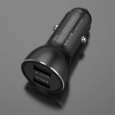 Universal Usb Car Charger Adapter Quick Led Display Intelligent