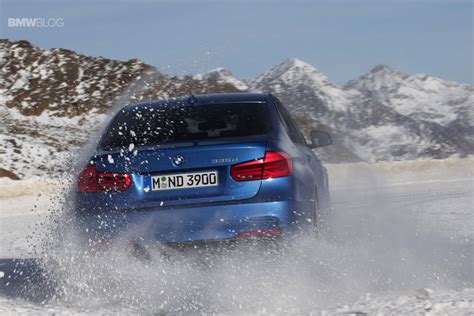 Bmw 335d Xdrive Lci With M Sport Package Playing In Snow