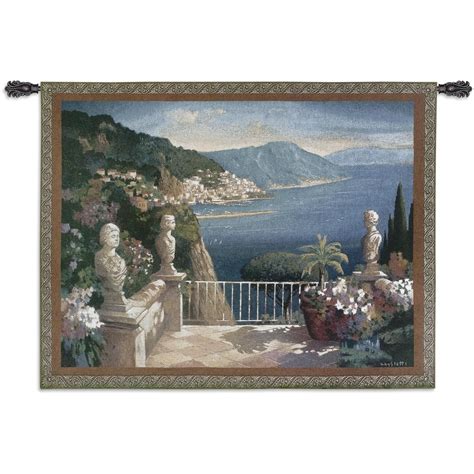 Amalfi Coast Tapestry European Wall Tapestries And Tapestry Hangings