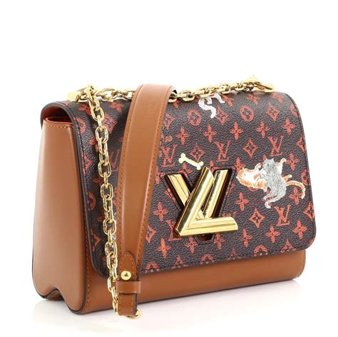 Louis Vuitton Twist Handbag Limited Edition Grace Coddington Catogram
