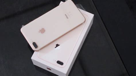 Gold Iphone 8 Plus Unboxing And First Impressions Youtube