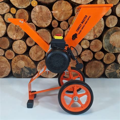 Compact Electric Wood Chipper Lightweight And Powerful Forest Master