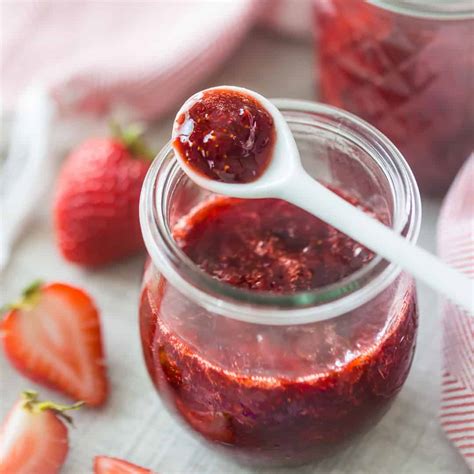 Simple Homemade Strawberry Jam Recipe 3 Ingredient Microwave