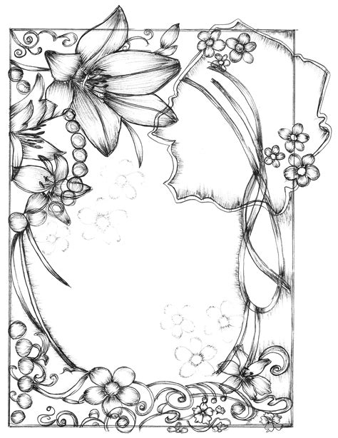 Border Design Sketch At Explore Collection Of