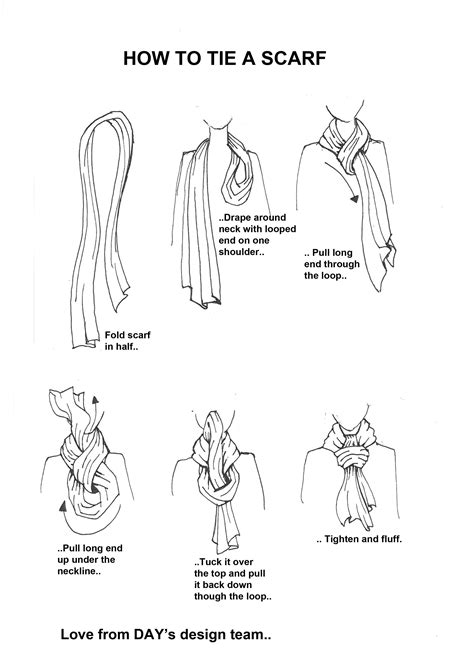 Scarf Knot Scarf Tying Scarf Knots Ways To Tie Scarves