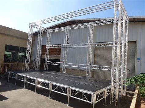 Tourgo Aluminum Outdoor Stage Lighting Truss Pyramid Roof Truss For