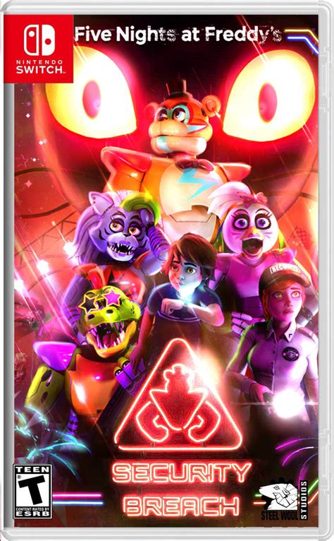 Fnaf Security Breach Nintendo Switch Cover By Ultraautismman On Deviantart