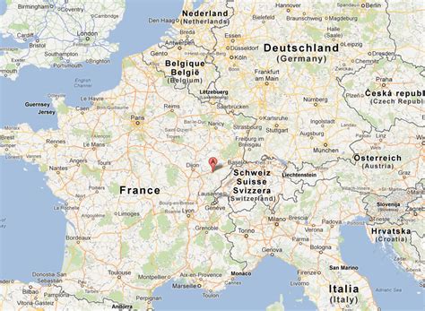 Auch können sie die genaue route zu dem restaurant planen. Besancon Karte