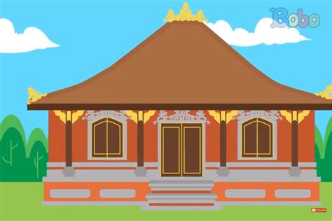 21 Gambar Kartun Rumah Adat Jawa Timur Kumpulan Gambar Kartun Images