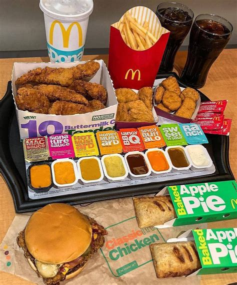 Download my mcdonald's app for the latest deals and more! McDonald's Chicken Tenders x Chicken Nuggets & more 🍟 Choose your favorite Sauce. Tag your ...