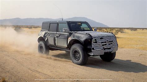 The Wild Ford Bronco Raptor Prototype Is Testing With 37 Inch Tires
