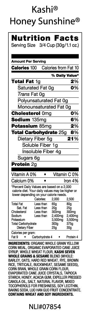 Nutritional Value Of Kashi Go Lean Cereal Runners High Nutrition