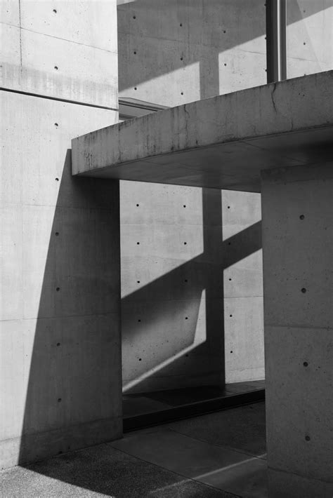 Tadao Ando Concrete Architecture Brutalist Architecture Light