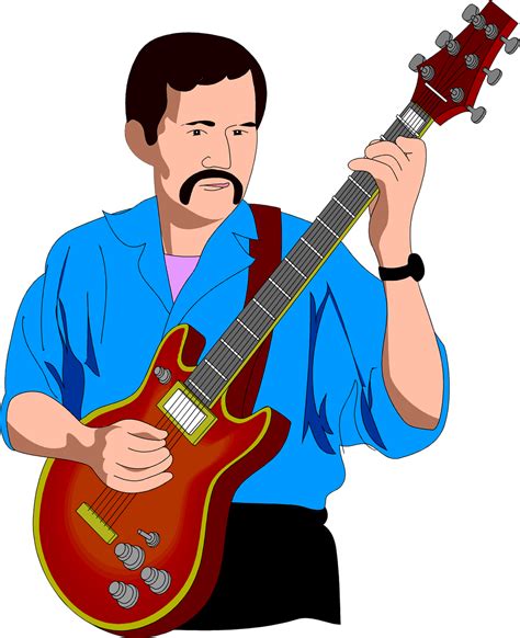 Man Playing Guitar Clipart Free Download On Clipartmag