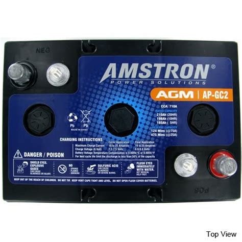 Amstron Cg2 Agm 6 Volt Golf Cart Battery Course Tested And Expert