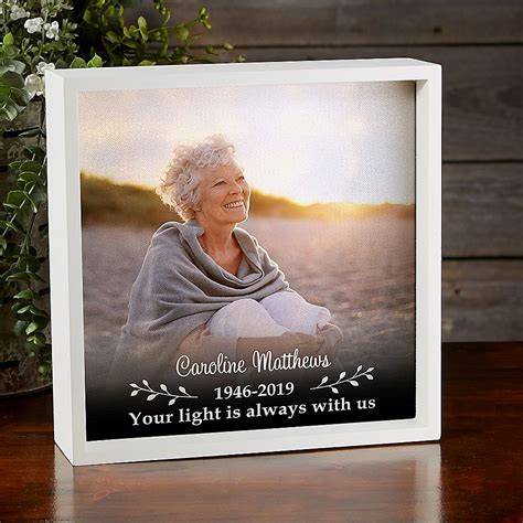 Photo Memorial Personalized LED Shadow Box Collection | Bed Bath