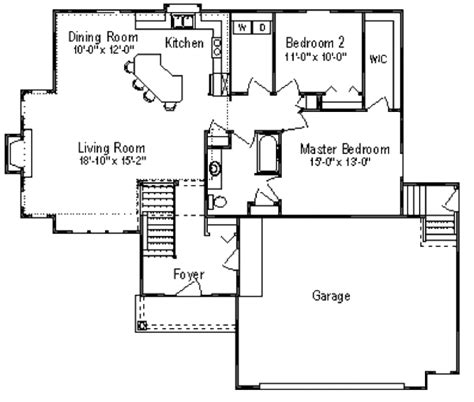 Traditional Style House Plan 3 Beds 1 Baths 1300 Sqft Plan 49 101
