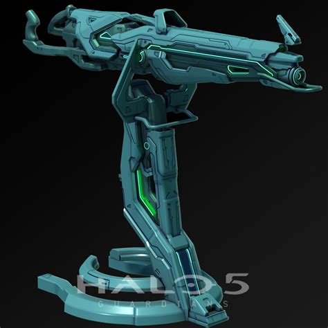 Halo 5 Forerunner Splinter Turret Can Tuncer On Artstation At