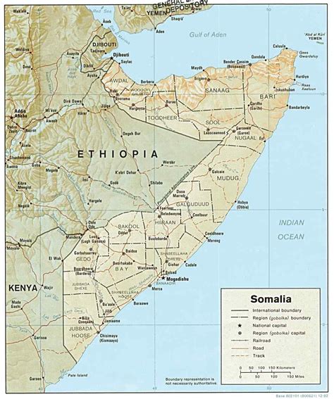 Map Of Somalia