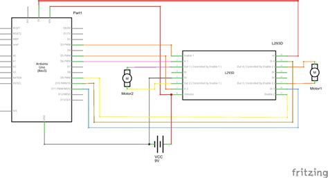L293d Motor Driver Circuit Diagram With Ar Acetoeuropean