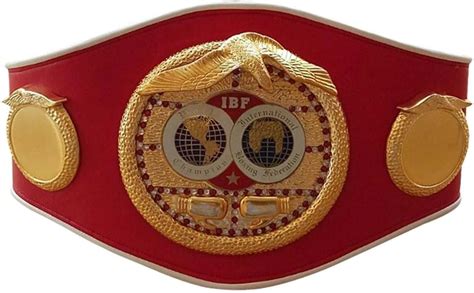 Ibf Boxing Championship Belt Replica International Boxing Federation Erwachsene Amazon De